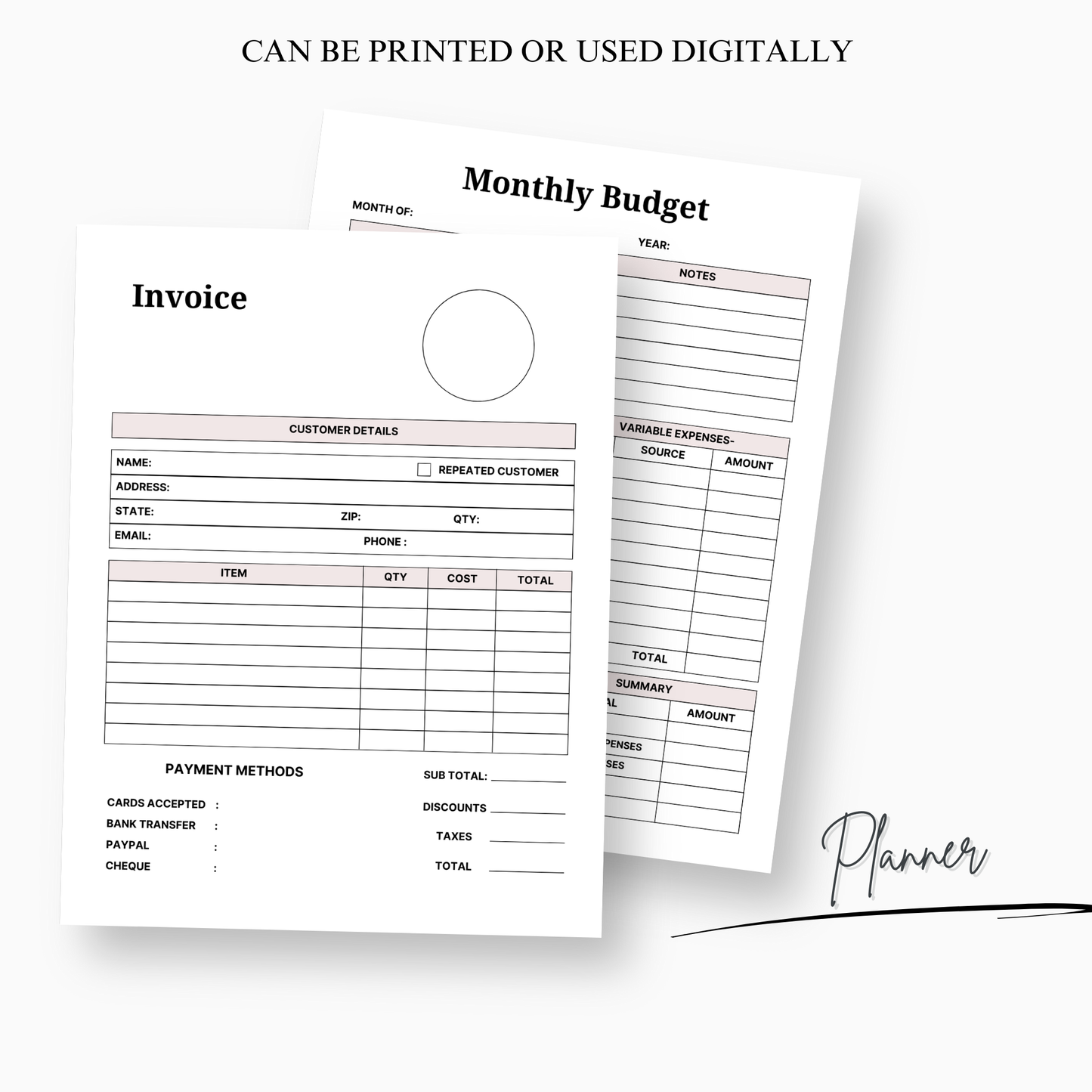 Business Planner, Daily Organizer, Weekly Agenda, Work Planner, Office Supply, Gift for Entrepreneurs, Entrepreneur Gift, Office Stationery