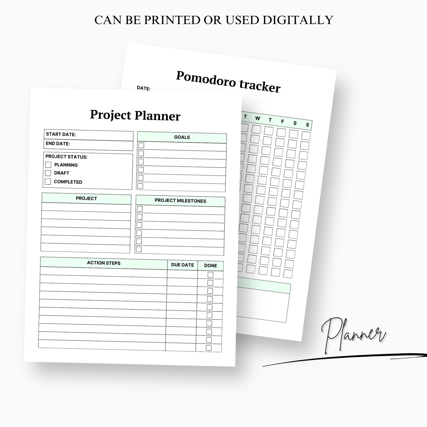 Daily Productivity Planner, Time Management Organizer, Work Planner, Task Scheduler, Habit Tracker, Goal Setting Notebook, Undated Planner.