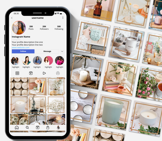 Chablis Scented Candle | Luxury Wine-Inspired Home Fragrance | Crisp & Fresh Aroma | Soy Wax Hand-Poured Candle