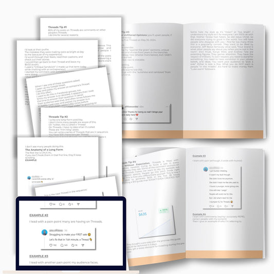 Thread Unleashed (MRR PLR eBook) – Viral Content System for Digital Sellers