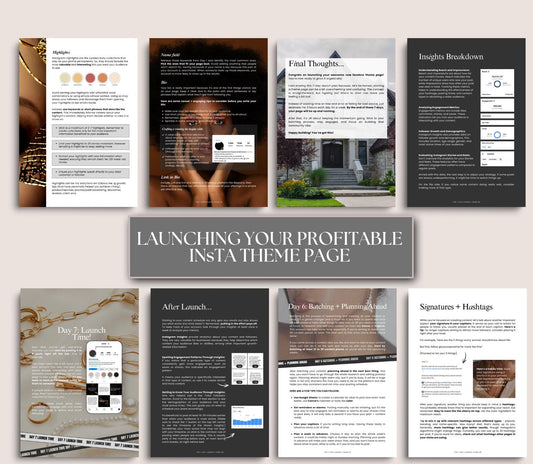 Launch Your Profitable Instagram Theme Page (PLR eBook) – Social Media Growth Guide