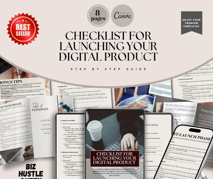 Digital Product Launch Checklist – Step-by-Step Guide to a Profitable Launch