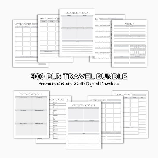 400 PLR Travel eBooks & Guides Bundle – Ready-to-Use Content for Blogs, Agencies & Digital Sellers